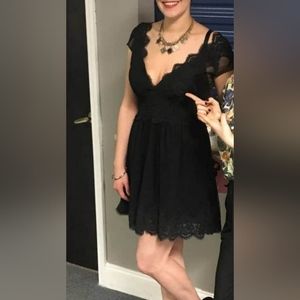 Urban Outfitters - Kimchi Blue Brand - Black Lace Dress